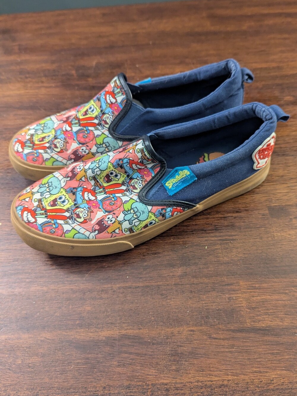 Ground Up SpongeBob Slip On Shoes Men's Size 9